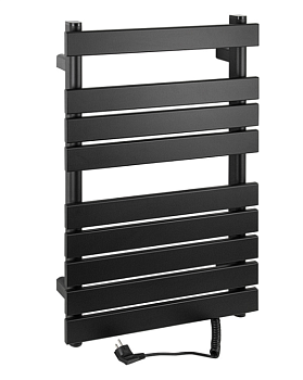 Полотенцесушитель электр. черный лесенка двусторон 800*505*115 (220 В) BRIMIX алюм. на 9 перек